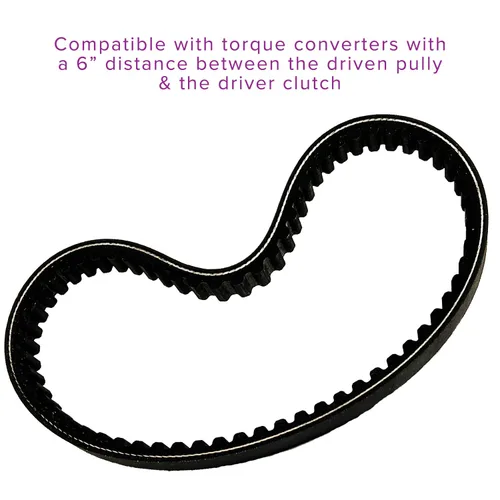 Vista 6 de AlveyTech Cinturón convertidor de par 203589 - Correas de repuesto para el Coleman KT196 Go-Kart, Mini Pit Bikes, Correas de transmisión de moto