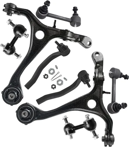 Vista 301 de Detroit Axle - Kit de brazos de control de extremo de 8 piezas para Toyota 2001-2003 Highlander 2002-2003 Camry Lexus ES300, 2 conjuntos de brazos