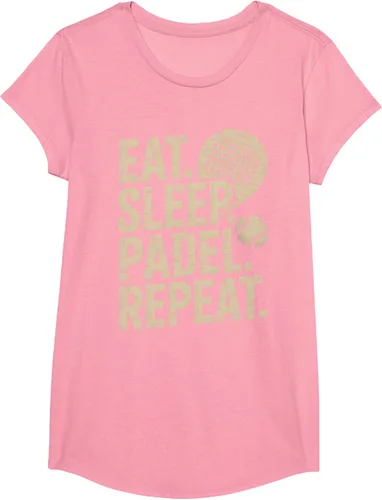 Vista 102 de Camiseta Eat Sleep Padel Repeat Padel Jugador de Tenis