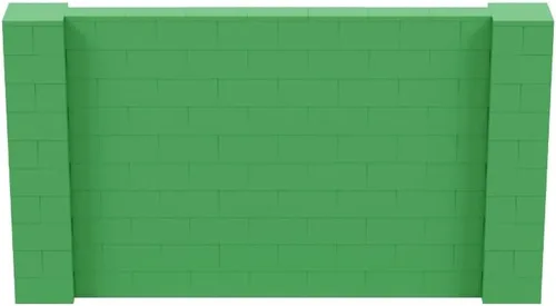 Vista 72 de EverBlock Kit de pared de 5 x 4 pies Bloques de construcción modulares Sistema de pared para edificios, pantallas y estructuras Divisor