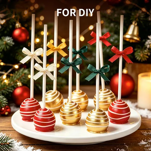 Vista 5 de TONIFUL 4 Rolls 3/8 Inch Christmas Grosgrain Ribbon Gift Wrapping Ribbon Christmas set