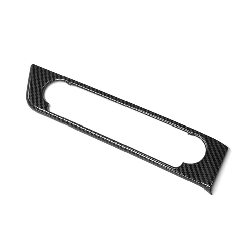 Vista 2 de Panel de botón de interruptor de aire acondicionado de estilo fibra de carbono para consola central, cubierta Compatible con Hyundai Elantra N