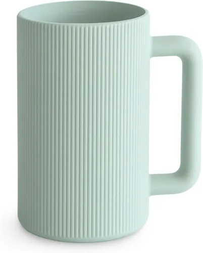 Vista 14 de mushie Taza de enjuague de baño para bebé, 100% silicona de grado alimenticio, taza de enjuague para champú y lavado corporal para niños (rubor)
