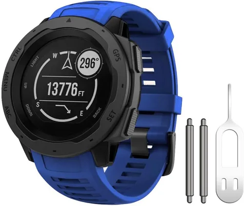 Vista 13 de NotoCity Correa de repuesto para Garmin Instinct, silicona suave, compatible con Garmin Instinct 2/Solar/Tactical(verde militar)
