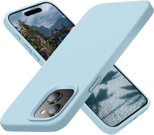 Vista 20 de Cordking Funda diseñada para iPhone 15 Pro Max, funda de silicona ultradelgada a prueba de golpes con [forro de microfibra suave antiarañazos], 6.7