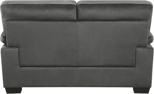 Vista 6 de Lexicon Sofá de 63 pulgadas, cómodo y moderno sofá con brazos en la parte superior de la almohada, sofá para sala de estar, apartamento, sólido