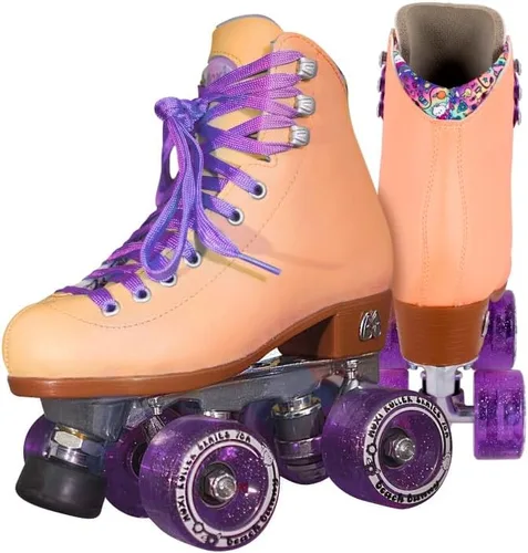 Vista 11 de Moxi Beach Bunny - Patines de ruedas para mujer, colorido, ajuste de precisión con ruedas de alto rebote, forro y acolchado que absorben la humedad