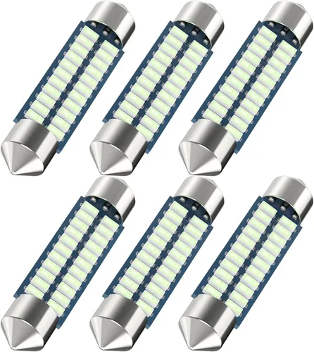 Vista 8 de Serundo Auto DE3175 - Bombilla LED para automóvil de 1.220 in, 1.22 pulgadas, DE3021 DE3022 DE3023 6428 6430 7065, bombilla LED interior utilizada