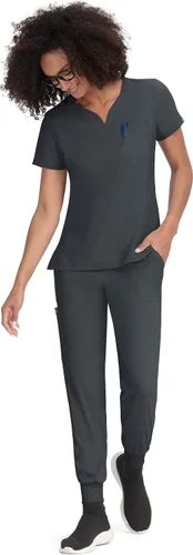 Vista 4 de KOI Basics - Pantalones quirúrgicos para mujer, 761 Quinn Jogger