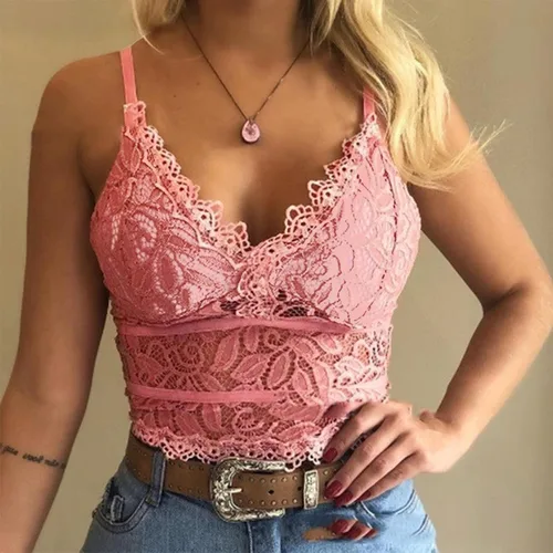 Vista 2 de Lencería - Brasier de yoga, parte superior, cinturones, brasier sin varillas, comodidad con liga, lencería sexy de talla grande, traje de enfermera