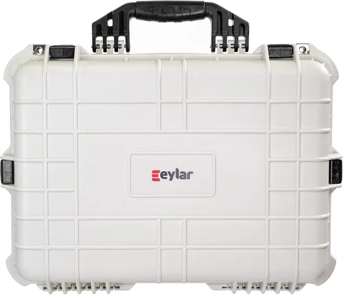 Vista 9 de Eylar - Maletín protector para cámara, de 51 cm, resistente al agua y a los golpes, con espuma, color negro