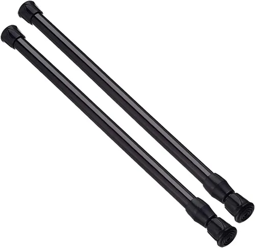 Vista 23 de AIZESI Varillas de cortina de tensión de resorte Barra de tensión corta (blanco, 8" a 12"-2Pcs)