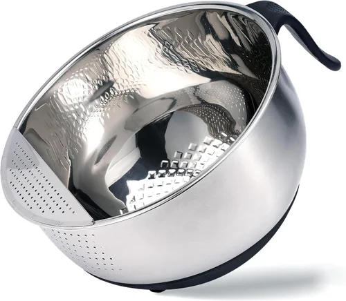 Vista 8 de Coladores y coladores de cocina de acero inoxidable con rallador de queso