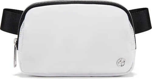 Vista 36 de Bolsa de Cinturón Pander para Mujeres, Riñoneras de Moda, Bolsas Cruzadas, Bolsa de Cinturón con Correa Ajustable, Negro, Talla única, Sólido