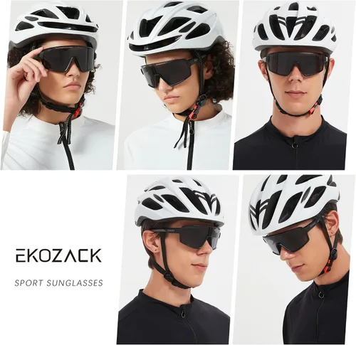 Vista 5 de Cycling Sunglasses for Men Women Big Large Driving Fishing Mountain Bike Baseball Sun Glasses
