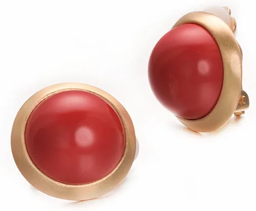 Vista 26 de Yoursfs Clip on Earrings for Women Round Faux Pearl Earrings Clipon 18K Gold Plated Non Pierced Earring Jewelry