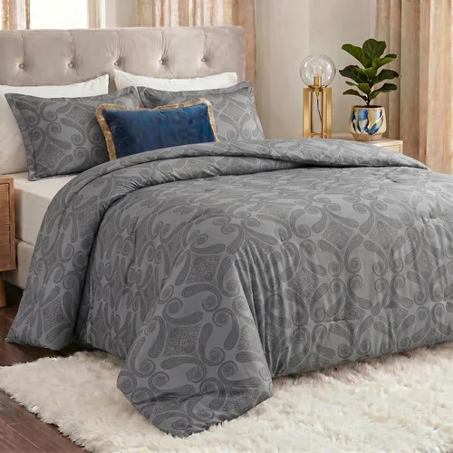 Vista 18 de Utopia Bedding - Juego de edredón individual de 2 piezas con estampado de flechas blancas de tamaño individual, juego de ropa de cama suave