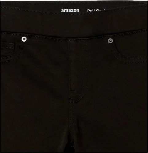 Vista 5 de Tienda Essentials Jegging elástico de tiro medio y fácil de poner para mujer (disponible en talla extragrande)