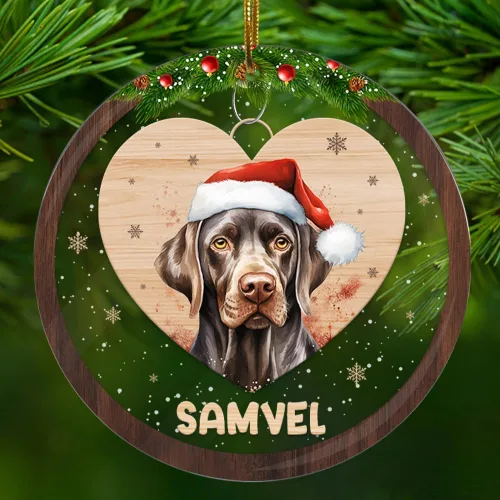 Vista 8 de Adorno personalizado de gato negro para regalo de Navidad de 2.90 x 2.90 pulgadas, acrílico personalizado con nombre de mascota, árbol para colgar