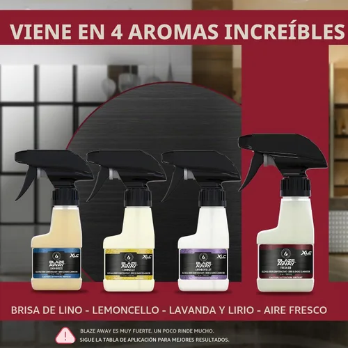 Vista 6 de Blaze Away Aerosol eliminador de olores Fresh Air