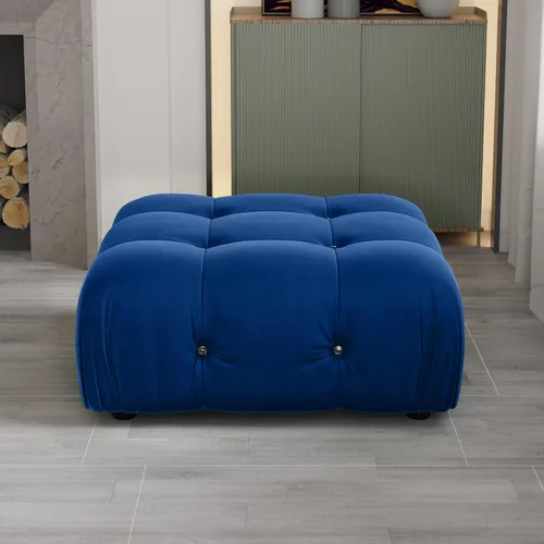 Vista 17 de JACH Sofá modular convertible de 104 pulgadas, sofás minimalistas de terciopelo de mediados de siglo, sofá ancho de 3 asientos moderno de lujo