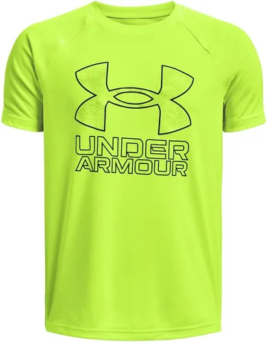 Vista 29 de Under Armour Camiseta de manga corta Tech Hybrid con estampado para niños