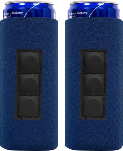 Vista 37 de QualityPerfection Funda magnética delgada para enfriar latas, cerveza/energía, 3 imanes vs 2 imanes, industria estándar, 12 onzas, tamaño delgado