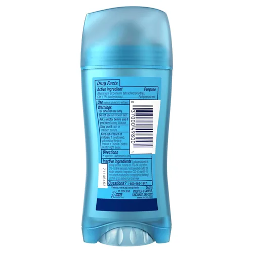 Vista 11 de Secret Fresh Desodorante antitranspirante para mujer, protección transpirable contra el sudor y el olor, frescura instantánea y suave, mineral