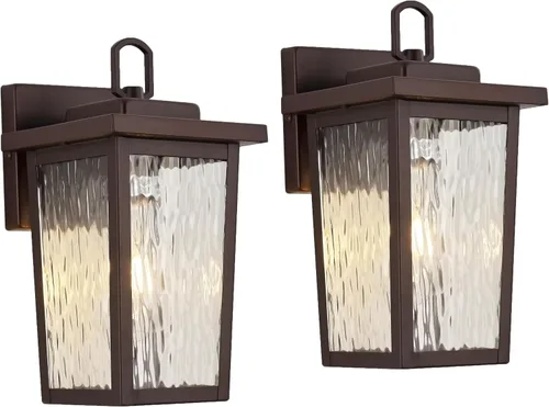 Vista 8 de Aplique de pared de cuello de cisne de bronce cepillado al óleo, luz de tocador rústica de 19 cm estilo granja para baño, dormitorio, garaje, porche