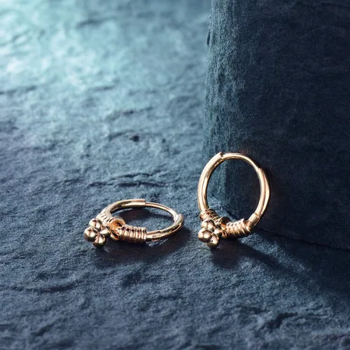 Vista 6 de MYEARS Women Huggie Earrings Gold Hoop 14K Gold Filled Small Simple Handmade Hypoallergenic Everyday Jewelry