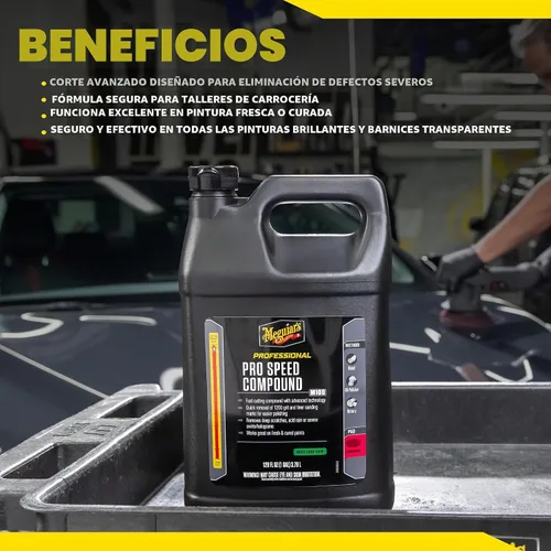 Vista 11 de Líquido de pulido Meguiar's M100 Mirror Glaze Pro Speed Compound El compuesto de frotamiento para automóviles elimina hasta 1.200 marcas de lijado