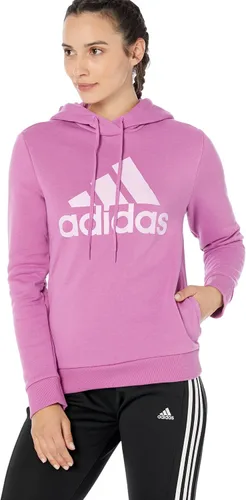 Vista 3 de Adidas Loungewear Essentials - Sudadera femenina con capucha de forro de vellón.