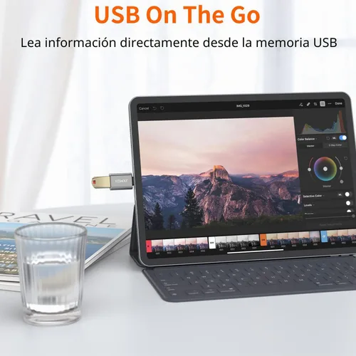 Vista 3 de Adaptador USB C a USB [paquete de 2], adaptador OTG Thunderbolt 3 a USB 3.0 compatible con MacBook Pro, Chromebook, Pixelbook, Microsoft Surface Go