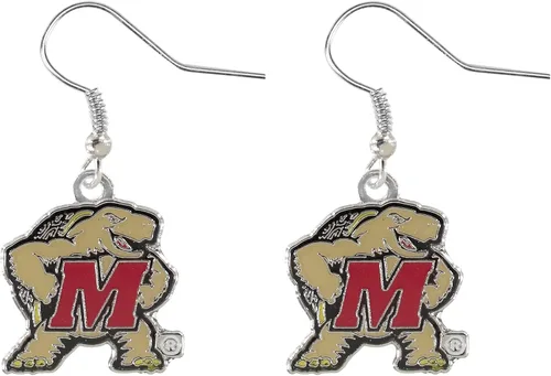 Vista 16 de aminco NCAA Pendientes colgantes con logo de la NCAA para adultos unisex