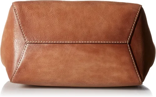 Vista 4 de Frye Hobo de cuero con cremallera de caña Naranja