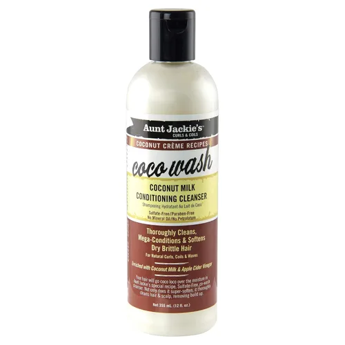 Vista 10 de Aunt Jackie's Coconut Crème Recipes Curl Boss Gel de pelo rizado de coco para rizos naturales, bobinas y ondas, 15 onzas