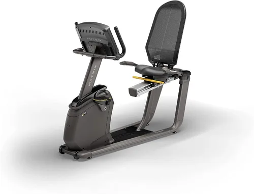 Vista 5 de Matrix Fitness R50 Recumbent Bike Club-Quality Dual Form Frame, Comfort Arc Seat Quiet Exact Force Induction Brake Recovery Rides, Low-Impact