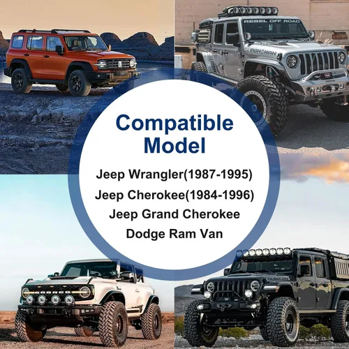 Vista 5 de Válvula de ventilación de tanque de combustible con kit de sello de ojal, compatible con modelos Jeep Cherokee, Grand Cherokee, Comanche y Wrangler