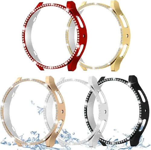 Vista 66 de DEALELE Paquete de 1 + 3 fundas compatibles con Samsung Galaxy Watch 7 Ultra (1.772 pulgadas), funda protectora de policarbonato transparente