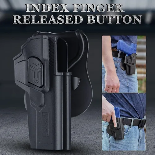 Vista 4 de CYTAC Funda OWB para Glock 34 35 41 MOS