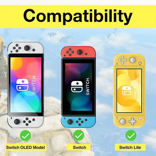 Vista 3 de Replacement Joystick for Switch Lite, 19pcs Analog Stick Thumbstick Parts Repair Tool Kit Accessories for Switch Lite Nintendo Switch Switch OLED