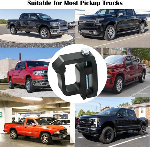 Vista 5 de Abrazadera de montaje Tonneau cubierta abrazaderas de cubierta Camper Camper caja Camper Clip para Chevy Silverado Sierra 1500 2500 3500 para Dodge