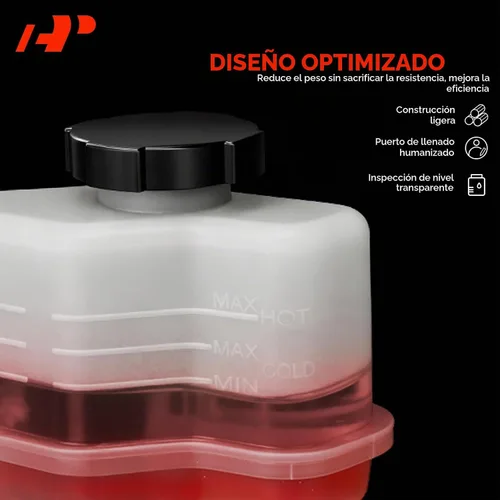 Vista 4 de Depósito de vacío térmico A-Premium A/C compatible con Ford