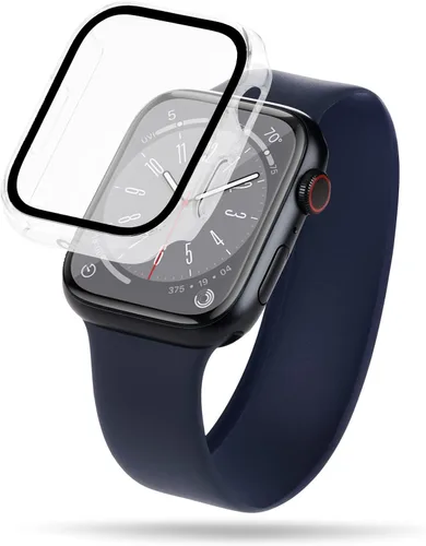 Vista 7 de Case-Mate Funda para Apple Watch Series 6 5 4 con protector de pantalla de vidrio templado integrado [1.732 pulgadas] vidrio templado 9H ultra