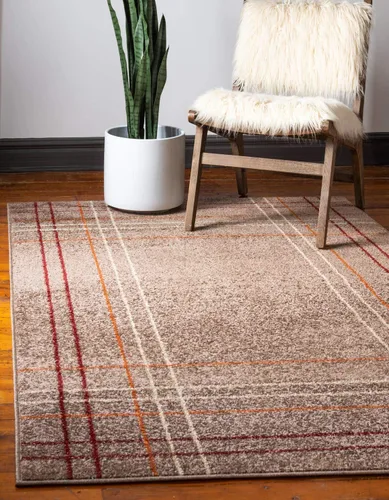 Vista 11 de Unique Loom - Tapete con diseño abstracto, informal, moderno y contemporáneo de la colección otoñal, alargado de 2 pies 6 pulgadas x 10 pies, diseño
