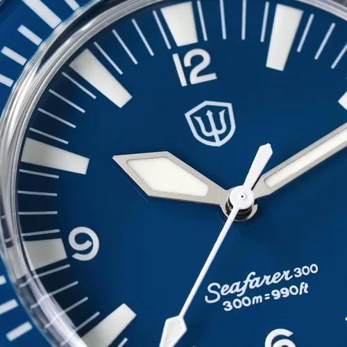 Vista 9 de watchdives WD1967Q Japón VH31 Reloj de buceo para hombre, con movimiento de cuarzo, 1.49 pulgadas, sombrero superior, burbuja, reloj de pulsera