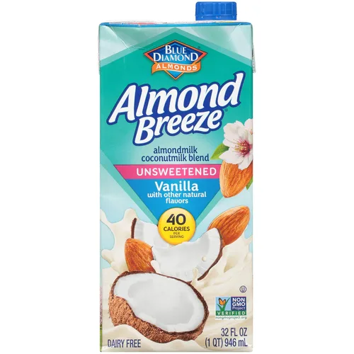 Vista 10 de Almond Breeze Mezcla de coco de almendras sin lácteos, vainilla sin azúcar, 32 onzas líquidas