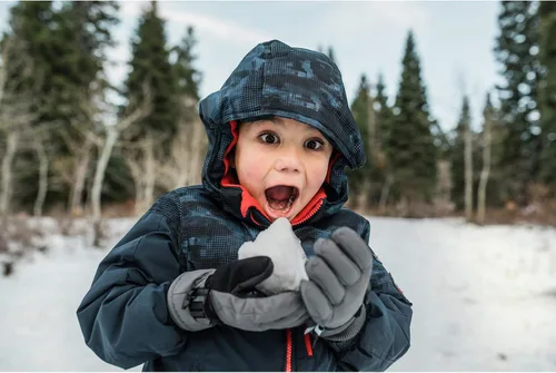 Vista 3 de Zelda Matilda - Los guantes de invierno más cálidos e impermeables para niños, para nieve y esquí