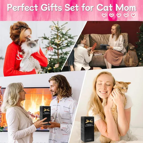 Vista 4 de Mason Life Regalos para mamá de gato, regalos para amantes de los gatos para mujeres, regalo de mamá para mujeres, regalo de cumpleaños de San