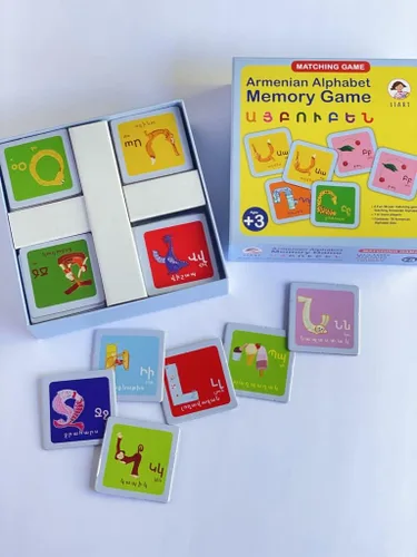 Vista 2 de Liart Juego de memoria del alfabeto armenio